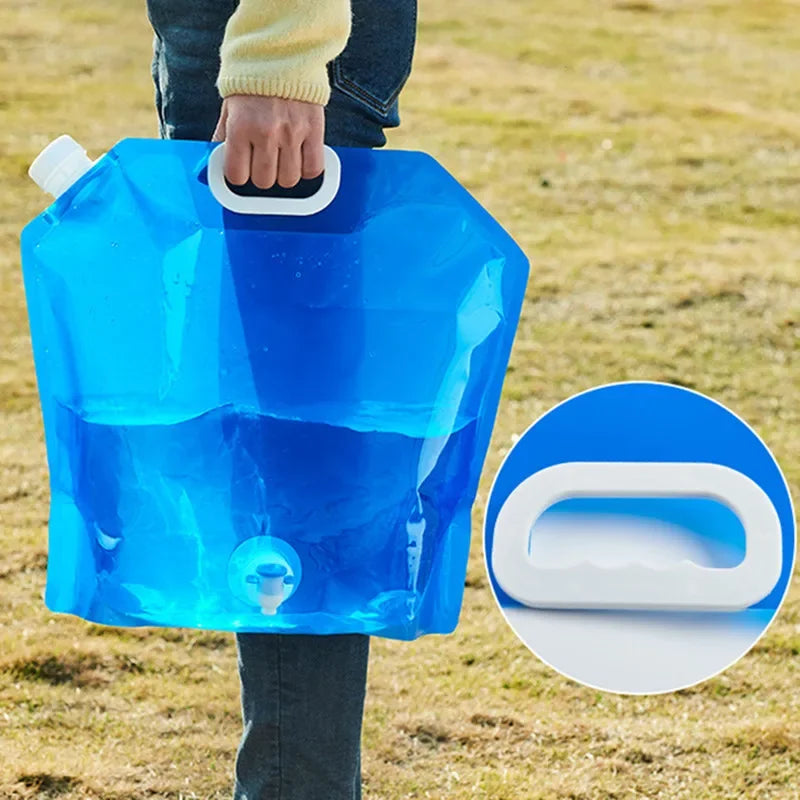 Bolsa de agua plegable portátil