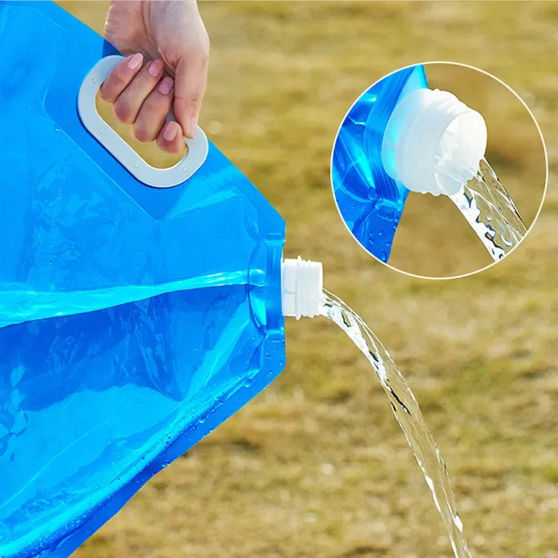 Bolsa de agua plegable portátil